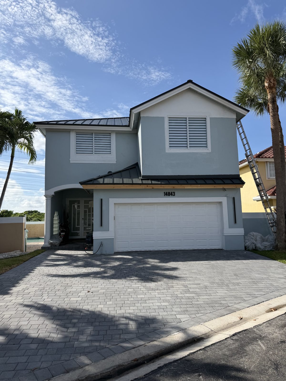 House exterior before painting